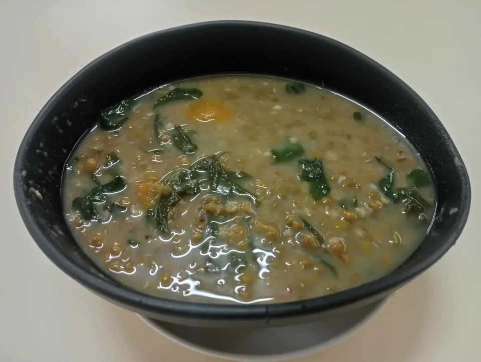 A bowl of ginisang munggo
